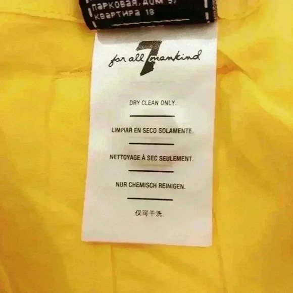 7fam Eyelet Short in Dandelion Size XS - Picture 10 of 11